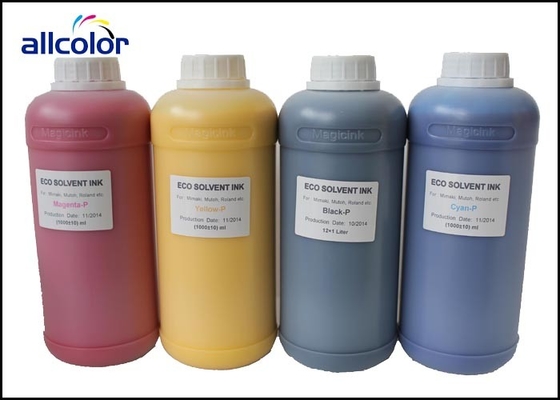 6 συμβατό μελάνι Inkjet εκτυπωτών χρώματος, αδιάβροχο διαλυτικό μελάνι Eco